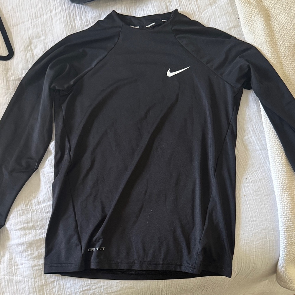 Nike Men's Black Dri-FIT Rash Guard